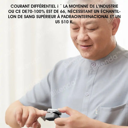 【BOUTIQUE OFFICIELLE】Bikenda™ Mètre de Glycémie Laser Non-Invasif Multifonction Intelligent de Nouvelle Génération [Précision de 99,9%]
